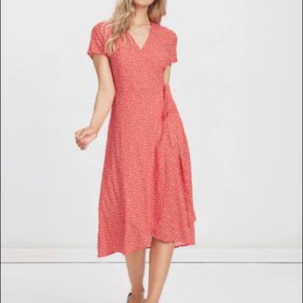 Loft size 12 wrap around dress